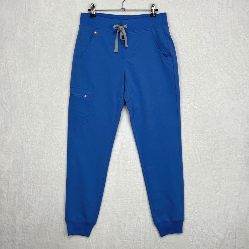 FIGS Zamora 2.0 Jogger‎ Scrub Pants Women XS Ceil Blue NWT
